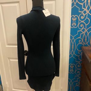 💜5 FOR 25💜Ribbed Long Sleeve Mini Sweater Dress